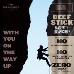 Ribbonwire Ranch Beef Jerky Snack Sticks - Made with Organic Beef, Pasture Raised, High Protein Snack - Healthy, Low Carb, Gluten-Free, Nitrate Free, Perfect for On-the-Go & Keto Diets (1 Count (Pack of 24), Original)