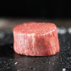 Butcher Barn Grade A5 Japanese Wagyu Filet Mignon Steak Without Bone, Always Fresh Thick Cut, Skin-Packed 100% Authentic A5 Wagyu Steak from Kagoshima Reserve - Great Gift, 40 Hours Shipping (2 x 8 ounce) (8 Ounce, (Pack of 2), A5 Filet Mignon)