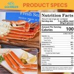 OCEANZEN:Premium Quality, Large Alaska Snow Crab Legs (3 Pound)