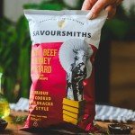 Savoursmiths Potato Chips - Vegan Wagyu Beef and Vegan Honey Mustard Flavor - Gluten Free - Lactose Free - MSG Free - Luxurious Hand Cooked British Snacks - 12 Pack (5.3oz)