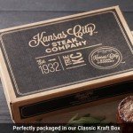 Premium Classic Beef Steak burgers, 12 count, 4.5 oz each - Vacuum Sealed Restaurant-Quality Beef and Cooking Instructions from Kansas City Steak Company. A Grill Ready True American Classic.