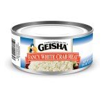 GEISHA Fancy White Crab Meat 6OZ. (Pack of 12), Swimming Crab| Hand Packed － Good Source of Protein － Wild Caught －Carefully Selected