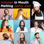 Five Star Wagyu Mesquite Beef Jerky, Soft & Mouth Melting Tender Jerky, Award-Winning Premium Beef Jerky, No Artificial Ingredients, Premium Gift Snack, Nitrate/Nitrite-Free, Gluten-Free, Wagyu Beef Snacks (8 Pack of 2oz-Total 16oz) Gourmet Beef Jerky