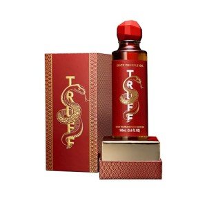 TRUFF Spicy Black Truffle Oil - Black Truffle Infused Olive Oil - Gourmet Dressing, Seasoning, Marinade, or Drizzle, Non-GMO, Gluten-Free, 5.6 fl.oz