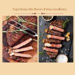 A5 Japanese Wagyu Ribeye Steaks - Premium A5 Grade 100% Wagyu Ground Beef, Gourmet Food Featuring Exquisite Beef Ribeye from Mizayaki, Hokkaido, Kagoshima, Kobe Japan (24 oz)