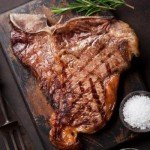 Premium 100% American Wagyu Beef (T-Bone, Ribeye, Filet Mignon) - 4x count, Gourmet Quality Steaks, Grass-Fed, Pasture-Raised