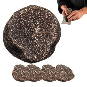 Luca's Truffles Fresh Black Summer Truffles – Gourmet Truffles for Cooking – Perfect for Pasta, Risotto & More (2 Oz)