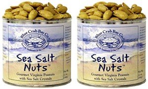 Blue Crab Bay "Sea Salt Nuts" - 12 Oz. Tin (Pack of 2)