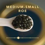 Siberian Sturgeon Caviar Gift Set - 8 PCS - Siberian Sturgeon Caviar (3.5 OZ / 100 GR), Cream Fraiche (8 OZ), Traditional Caviar Blinis (36 PCS), 2 PCS x Mother of Pearls Spoons & Caviar Tin Openers - OVERNIGHT GUARANTEED