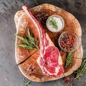 Today Gourmet Foods of NC - Tomahawk Ribeye (2-30/32oz Steaks) (Australian Wagyu Beef BMS3)