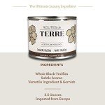 Routes de Terre | Summer Black Truffle Shavings Preserved in Natural Juices | Tuber Aestivum | Preserved, Imported, Gourmet | Total Weight 3.5 ounces | Chef-inspired Ingredients