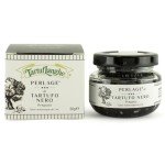 TartufLanghe Perlage - Black Truffle Caviar Pearls Made With Real Black Truffle Tuber Melanosporum, Luxury Condiment Flavor Pearls With No Artificial Aroma, Gourmet Food From Italy - 50 g