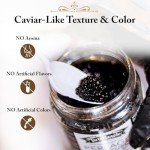 TartufLanghe Perlage - Black Truffle Caviar Pearls Made With Real Black Truffle Tuber Melanosporum, Luxury Condiment Flavor Pearls With No Artificial Aroma, Gourmet Food From Italy - 50 g