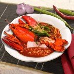 Paldo Fun & Yum Lobster Instant Big Cup Noodles with Soup, Pack of 8, Lobster Seafood Flavor Based Broth, Best Oriental Style, Original Korean King Cup Ramyun, 팔도 랍스타맛 킹컵 110g (3.88 oz) x 8