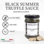 Black Truffle Sauce - Gourmet Truffle Pasta Sauce Made with Mushrooms & Black Truffles Foraged in Italy, All Natural Italian Food Products from Italy, Non-GMO - Ori di Langa - 4.59 oz