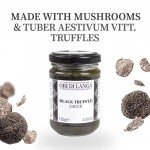 Black Truffle Sauce - Gourmet Truffle Pasta Sauce Made with Mushrooms & Black Truffles Foraged in Italy, All Natural Italian Food Products from Italy, Non-GMO - Ori di Langa - 4.59 oz