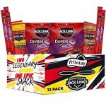 Frito Lay Jack Link's Meats Sampler Variety Pack, (Pack of 12)