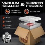 Grumpy Butcher Classic Grill Food Gift – 2 Jumbo Wagyu Sirloin Burger Patties (8 oz) & 4 Jumbo Wagyu Beef Hot Dogs (4.5 oz) – BBQ Meat Gift Basket Assortment