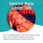 Get Maine Lobster - Sweetest Maine Lobster Tails - 4-5 oz - Extra-Sweet - Wild-Caught & Flash-Frozen - Sustainably Harvested