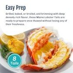 Get Maine Lobster - Sweetest Maine Lobster Tails - 4-5 oz - Extra-Sweet - Wild-Caught & Flash-Frozen - Sustainably Harvested
