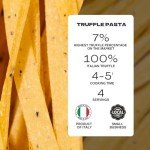 TRFL - Black Truffle Tagliatelle Pasta with 7% Real Truffle in Every Strand, Egg Noodles Extra Wide, Unique Gourmet Food Handcrafted in Alba, Italy, Ideal Gifts for Foodies, 4 Servings, 8.8 oz (250 g)