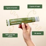 Paleovalley 100% Grass Fed Venison Sticks – 10 Pack – Keto-Friendly, High Protein, Low-Calorie Snack – Omega-3 Rich, Gluten-Free, Nitrate-Free, Naturally Flavored – Healthy On-the-Go Meat Snack