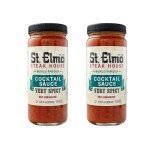 St. Elmo Cocktail Sauce, Extra Spicy Seafood Sauce and Cocktail Sauce for Shrimp, World Famous 8 Fl Oz (2 Pack)