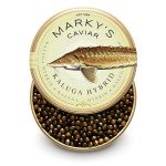 MARKY'S Kaluga Hybrid Black Sturgeon Caviar – 1.75 oz / 50 g – Malossol Kaluga Hybrid Black Roe – GUARANTEED OVERNIGHT
