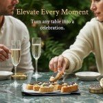 PETRUSCO Royal Ossetra - Premium Black Caviar - Fresh Gourmet Sturgeon Fish Roe in a Sealed Metal Tin 30g (1oz) - Rich, Buttery Flavor, Sustainably Sourced and Perfect for Fine Dining