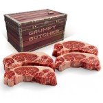 Grumpy Butcher New York Strip Steaks, 10 Ounce (Pack of 4) - Prime Steakhouse Quality Beef NY Strip Steak Meat - Meat Gift Packages Specials Avaialble