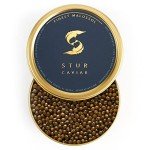 STUR Imperial Kaluga Sturgeon Caviar - 3.5 oz / 100 g + GIFT 1 oz / 28 g - Kaluga Black Roe - OVERNIGHT GUARANTEED