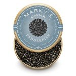 MARKY'S Paddlefish Black American Caviar - 2 oz / 56 g - Premium Malossol Black Roe - GUARANTEED OVERNIGHT