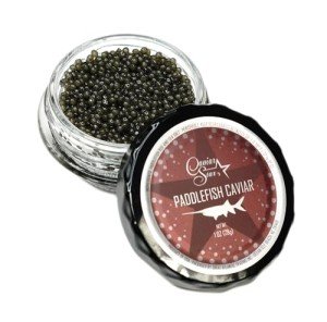 Caviar Star Premium American Paddlefish Caviar - Wild-Caught Spoonbill Malossol Roe - Fresh, Domestic Gourmet Delicacy - Culinary Experience - 4 Ounce