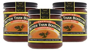 Better Than Bouillon Premium Lobster Base, Made from Select Cooked Lobster & Spices, Makes 9.5 Quarts of Broth 38 Servings, 8 Ounce (Pack of 3)