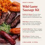 Wild Game Sausage packs - 4 pack, Flavors include: Wild Boar, Bison, Elk, Lamb.