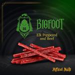 Mythical Meats Humanoid Flavor Bigfoot 12-Pack Snack Sticks – Peppered Elk and Beef – Dried & Dehydrated Meats Seasoned to Perfection – High Protein Snacks