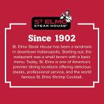 St. Elmo Shrimp Cocktail Sauce (8 Fl Oz) and Seasoning (5.75 Oz) Bundle, Flavorful Combo for Steaks, Burgers, Chicken, Seafood, and More, World Famous