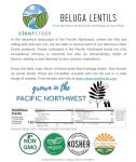 Black Lentils | Caviar or Beluga Lentils | 8 lbs (2-4 lb pack) | Non-GMO | Kosher | Vegan | Non-Irradiated