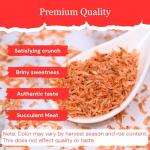 Byait Dried Japanese Sakura Shrimp 4 Oz, Wild-Caught Baby Shrimp, Dehydrated Small Shrimp for Ramen Toppings, Seafood Soups, and Gourmet Cooking, Non-GMO, Gluten-Free