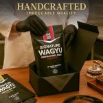 Five Star Signature Wagyu Beef Jerky Gift Box, Half Pound Jerky, Mesquite & Teriyaki Flavor, Premium Gifts for Men, Gift Box for Holidays, Birthdays, Father's Day, Valentine's Day & More (4 Pack of 2oz)
