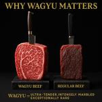 Five Star Signature Wagyu Beef Jerky Gift Box, Half Pound Jerky, Mesquite & Teriyaki Flavor, Premium Gifts for Men, Gift Box for Holidays, Birthdays, Father's Day, Valentine's Day & More (4 Pack of 2oz)