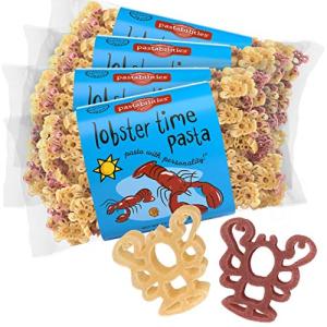 Pastabilities Fun Shaped Pasta for Kids - Lobster Pasta - Seafood Animal Theme, Non-GMO Natural Wheat Pasta, All-Natural, Kosher Certified, Made in the USA, (4 Pack,14 Oz)