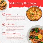 Byait Whole Dried Shrimp 5 Oz, Approx. 95 Pieces, Dehydrated & Wild-Caught Shrimp for Snacks, Salads, Soups, Cooking & Ramen Toppings, No Additives