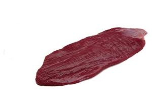 Venison flank steak 1- bag, total 28 oz. plus - TenderBison