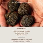 Fresh & Wild | Whole Black Burgundy Truffles | European Tuber Uncinatum | Fresh, Imported, Gourmet | 2 to 5 Truffles | Total Weight 1.8 to 2.2 Ounces | Chef-inspired Ingredients