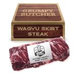 Grumpy Butcher Wagyu Beef Skirt Steak, 2 Pack (1.5 lb each, 3 lb Total) – Premium Outside Skirt Steak – Carne Asada Thin Beef Steaks Meat for Grilling & High-Heat Cooking