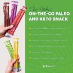 Paleovalley 100% Grass Fed Beef Sticks - Delicious Gluten Free Beef Snack - High Protein Keto Friendly, 50 Count Variety Pack