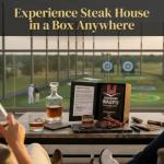 Five Star Signature Wagyu Beef Jerky Gift Box, Half Pound Jerky, Mesquite & Teriyaki Flavor, Premium Gifts for Men, Gift Box for Holidays, Birthdays, Father's Day, Valentine's Day & More (4 Pack of 2oz)