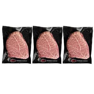 Nordic Catch Grade A5 Japanese Wagyu Steak Without Bone, Always Fresh Thick Cut, Skin-Packed 100% Authentic A5 Wagyu Steak from Kagoshima Reserve - Great Gift