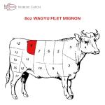 Nordic Catch Grade A5 Japanese Wagyu Steak Without Bone, Always Fresh Thick Cut, Skin-Packed 100% Authentic A5 Wagyu Steak from Kagoshima Reserve - Great Gift